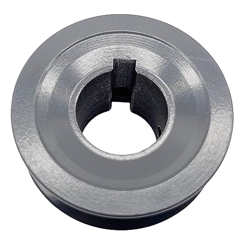 BK22-1 V Belt Pulley, 2.35 inch OD, 1 inch Bore,Cast Iron Material, BK Single Groove v Belt Pulleys for "4L" or "A" and "5L" or "B" Belts - size: 2.35 inch OD, 1 inch Bore, style: 1 Groove