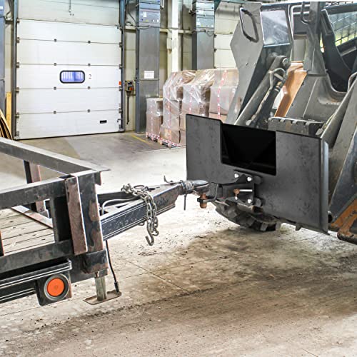 YINTATECH 3000lbs Skid Steer Attachment Plate 3/8" Skid Steer Hitch Plate