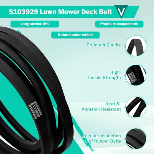 Replacement for Ferris IS600Z 48" Zero-Turn Deck Belt Lawn Mower Deck Belt