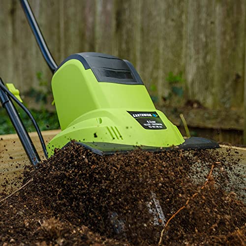 Earthwise TC70065EW 11-Inch 6.5-Amp Corded Tiller/Cultivator,Green