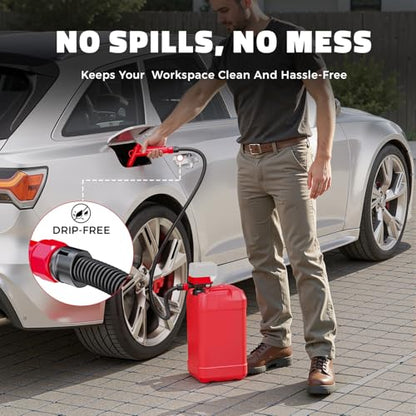 DIYtoolifz 5 GPM Cordless Fuel Transfer Pump Compatible with Milwaukee 18V
