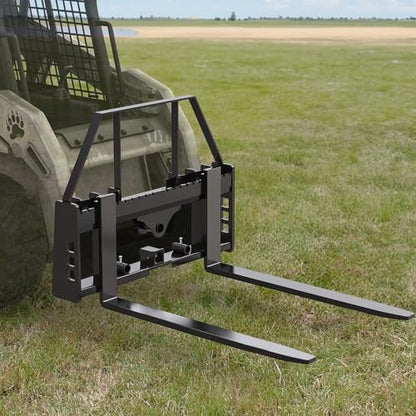 YITAMOTOR 4000lbs 45" Pallet Fork Frame with 48" Forklift Fork Blades - size: 45" Pallet Fork Frame with 48" Fork Blades