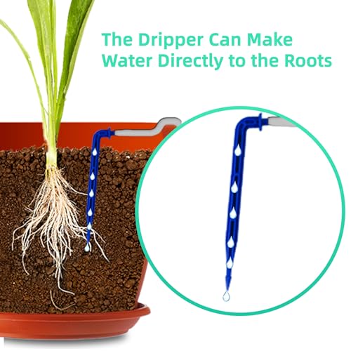 Solar Powered Drip Irrigation System, OHYEAHSPIN Solar Automatic Garden Watering Outdoor Greenhouse Accessories Supported 15 Pots Plants & 6 Timer Modes - size: Supports 10-15 Pots, 6Timing Modes