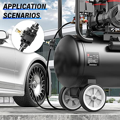 TAILONZ 1/2" SCF-1/2 Flow Control Valve 1pcs - size: 1/2"/Black/1PCS