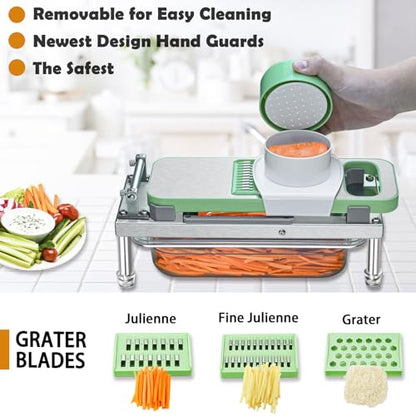 Vegetable Chopper Veggie Cutter Onion Food Potato Tomato Dicer With Blade - color: 10 Blade