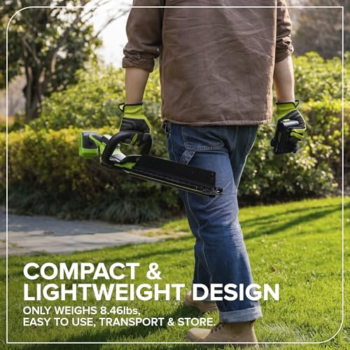 Greenworks 24V 20 in Cordless Hedge Trimmer, Tool Only - size: 20 in, style: Tool Only