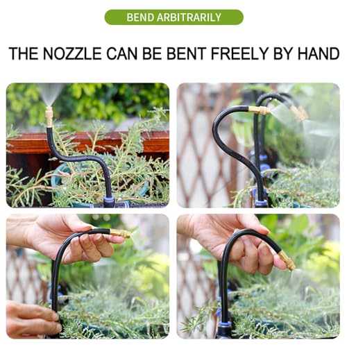 360° Adjustable Drip Irrigation System for Garden,Automatic Watering System - size: 100 FT