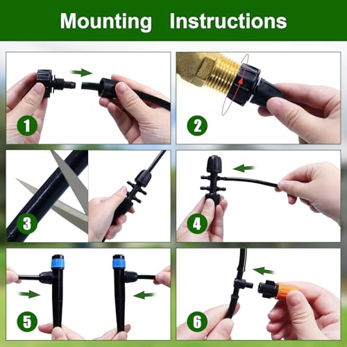 260 FT Drip Irrigation System