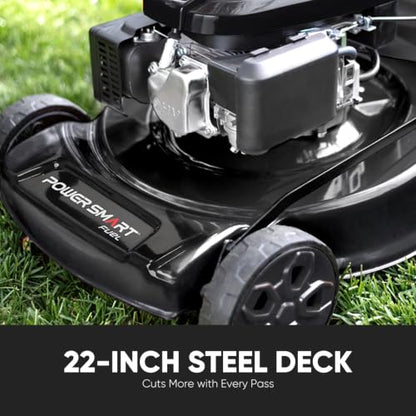 PowerSmart 22-Inch 170cc Self Propelled Gas Lawn Mower