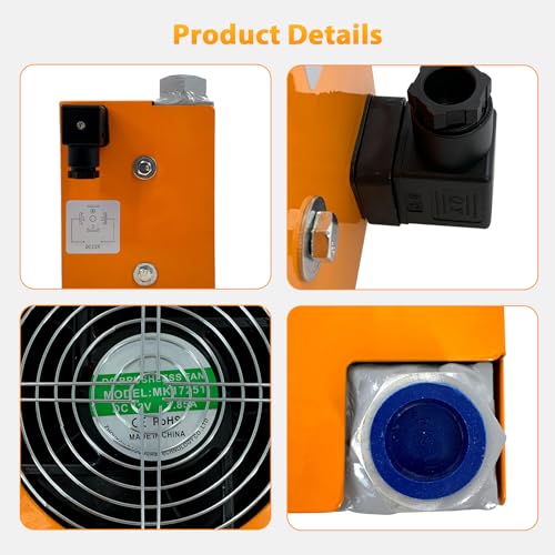 Hydraulic Air Cooler AH0608T-CA DC 12V 48W 60L/min For 1-2 Ton Excavator