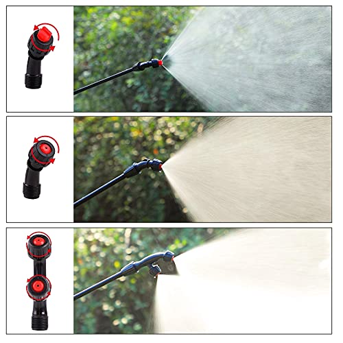 Sprayer Nozzle Tips,6 Piece Multifunctional Spray Combination,Adjustable Nozzle,Suitable For Replacing Backpack Sprayer Nozzle,Farm Nozzle,Water Pump Nozzle And Orchard Nozzle