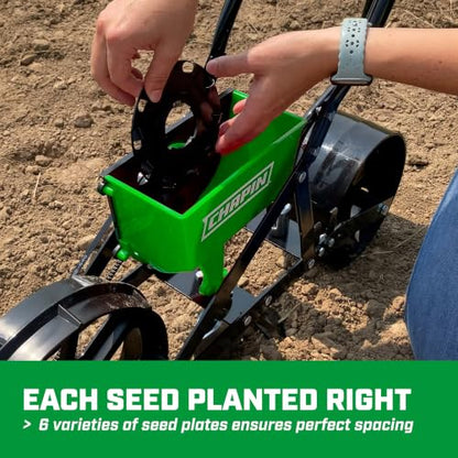 CHAPIN 8701G TurfPro Push Seeder Streamlines Row Planting in Prepared Soil - style: Newer Version