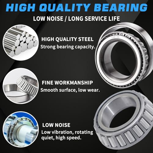 4Sets Trailer Hub L44649 L68149 Bearings Kit for 3500 lb #84 Axle