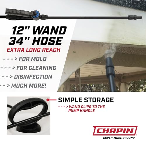 CHAPIN 22074 2-Gallon Bleach Pump Sprayer for Cleaning & Disinfecting - size: 2-Gallon