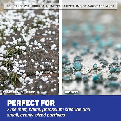 CHAPIN 88300B SaltPro 80 lb Contractor Salt Spreader, 12" Tires, Ice Melt - size: 80Lbs, Contractor