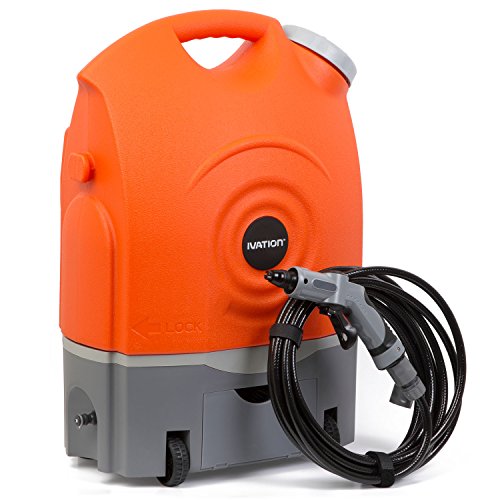 Ivation Portable Washer w/Water Tank, Rechargeable Battery & Roller Wheels