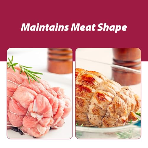 HIC Kitchen Roasting Holiday Turkey Lacer Kit, Cotton Butcher’s Twine, Reusable Stainless Steel Pins, For Trussing Rolled Or Stuffed Poultry And Meat, Set of 2 - size: 2 Lacer Kits