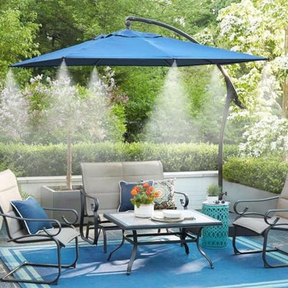 GOXAWEE Misting Cooling System, 26FT (8M) Mist Line, 7 Brass Mister Nozzles