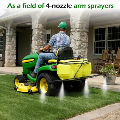 4-Nozzle Boom Sprayer Wand with 3/8" Brass Fitting