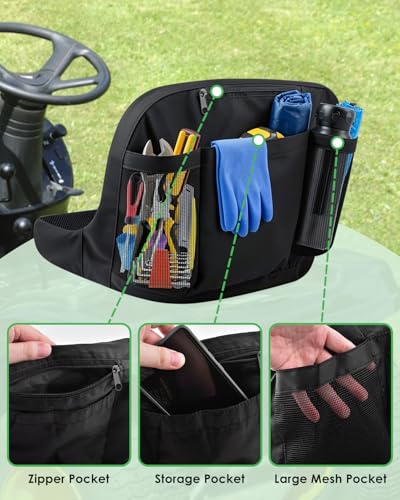 Breathable Mesh Surface Riding Lawn Mower Seat Cover Tractor Seat Cover