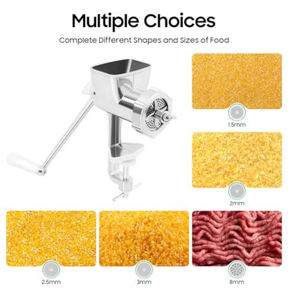 Manual Feed Pellet Machine, Hand Operated Animal Feed Press Maker Tool for Birds/Chickens/Ducks/Pigeons, Fishing Bait Pelletizer for Carp/Catfish, Homemade Livestock Feed Production Equipment