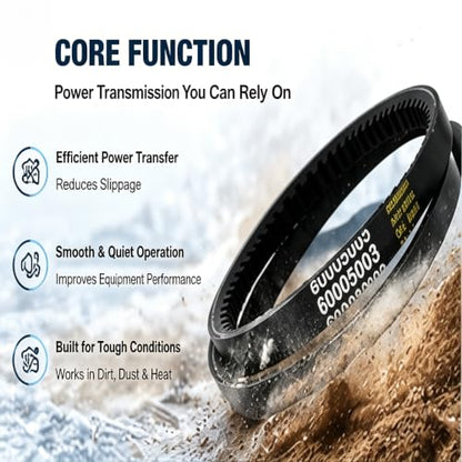 60005003 3L Tooth Drive Belt for Earthquake 10mm x 1160mm Trimmer
