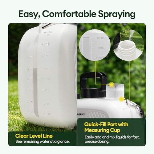 Maygrove 2 Gallon Electric Garden Sprayer, Rechargeable Telescopic Wand