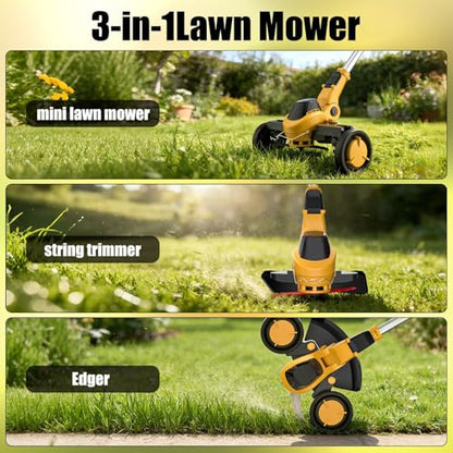 Givilo 11-Inch Weed Wacker Cordless Compatible with DEWALT 20V MAX Battery