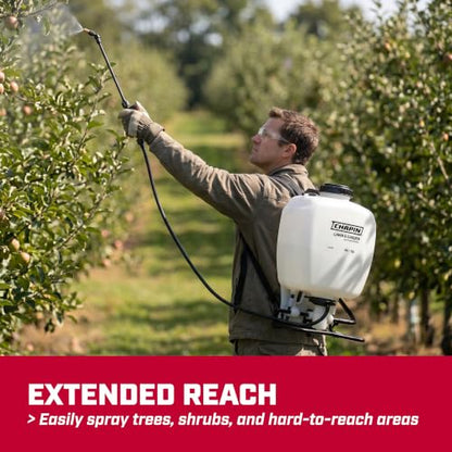 CHAPIN 60116 Backpack Sprayer – 4 Gallon Easy‑Pump Control - style: 4 Gallon