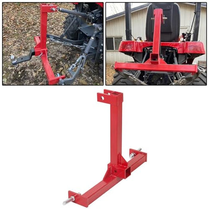 HECASA 3 Point 2 inch Trailer Hitch Receiver Drawbar for Category 1 Tractors