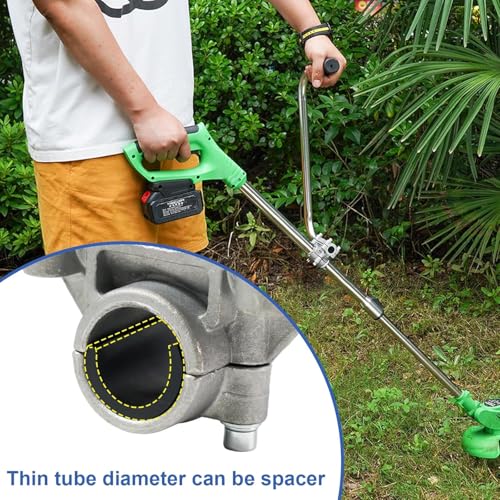 Weed Eater Handle Extension with Ergonomic String Trimmer Grip - color: Sliver Set