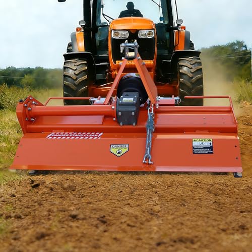 3 Point Rotary Tiller Attachment, Fits Cat 1 Tractors - size: 45 Inch