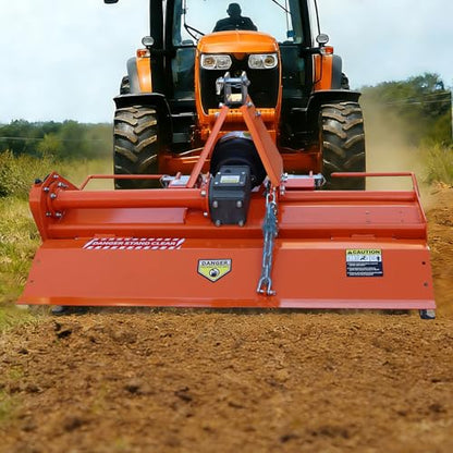 3 Point Rotary Tiller Attachment, Fits Cat 1 Tractors - size: 45 Inch