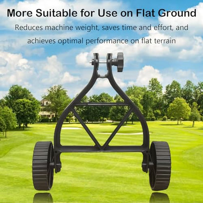 String Trimmer Wheel Attachment, Trimmer Support Wheels, Weed Eater Wheels, Lawn Mower Support Wheel Adjustable Weed Trimmer for Walk-Behind Brush Cutter