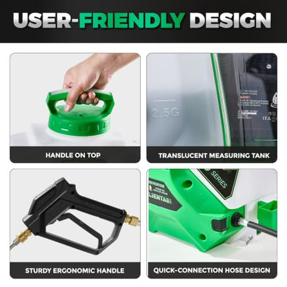 Upgraded Sprayer for Garden, Outdoor Weeding, Spraying, Cleaning (Flex 6-2.6AH) - size: FLEX 6-2.6AH