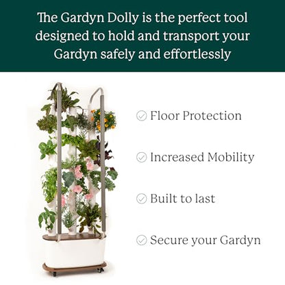 Gardyn Home Dolly - Mobile Rolling Cart for Hydroponics System - size: Home Dolly