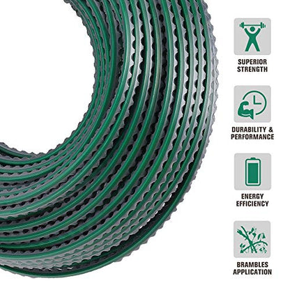 Anleolife .140" Sawtooth Trimmer Line for Walk-Behind Mowers, 108ft 1 lb - color: 1-lb Sawtooth .140