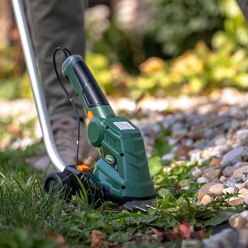 Scotts LSS10272PS 7.5-Volt Grass Shear/Shrub Trimmer, Wheeled Handle - style: 7.5-Volt Shrub Shear w/pole