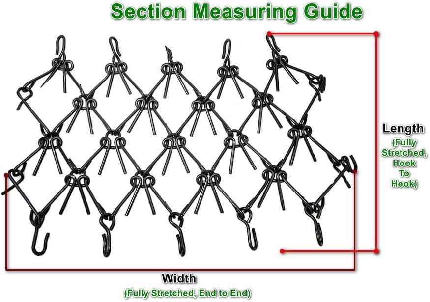 Add-On 8' Wide x 4' Long Multi Action Drag Chain Harrow Section Only - 38/" - size: 8' W x 4' L, 3/8" Dia