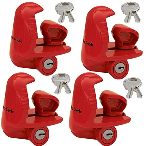Master Lock - Universal Size Fits 1-7/8", 2", and 2-5/16" Couplers - Trailer Locks 389DAT, 4 Pack - size: 4 Pack