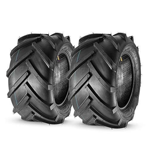MaxAuto 23x10.50x12 Super Lug Riding Lawn Mower Tires, 23x10.50-12 Lug Ag Tire for Garden Farm Riding Mower, 23-10.5-12 Ag Farm Tractor Turf Tire, 6Ply Tubeless, 1760 lbs Capacity, Set of 2 - size: 23X10.5-12