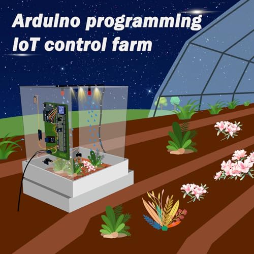 GeeekPi Ultimate Sensor Kit for Arduino UNO R4 Minima, Smart IoT & Basic Sensor Projects, for Smart Farm, Beginners and Engineers, Includes Various Sensors and Accessories