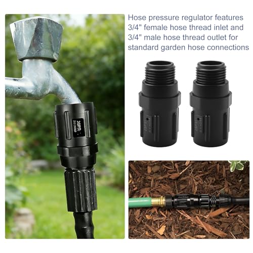 Garden Hose Pressure Regulator 25 PSI for Rain Bird HT07525PSI 2Pcs