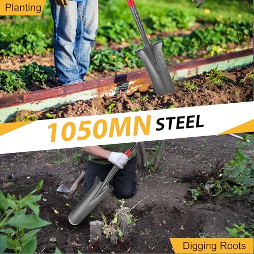 Drain Spade Garden Digging Shovel Root Saw Spades for Digging, 44 inches - style: Contemporary