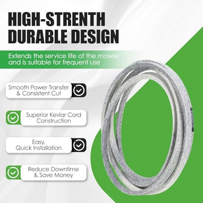 07200023 Mower Deck Belt Fit for 52" Ariens IKON X/XL/XD - size: 0.5" x 145.5"