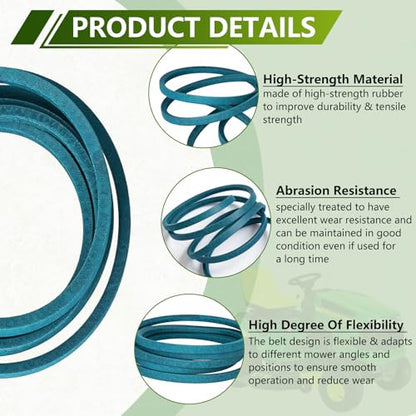 429636 197253 Deck Blade Drive Belt 1/2" x 101" for Craftsman Mower