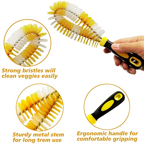 Corn Silk Brush Remover Corn Silk Remover Brush Silking Silker Remove Fruit and Vegetable Cleaning with Handle for Carrots, Potatoes