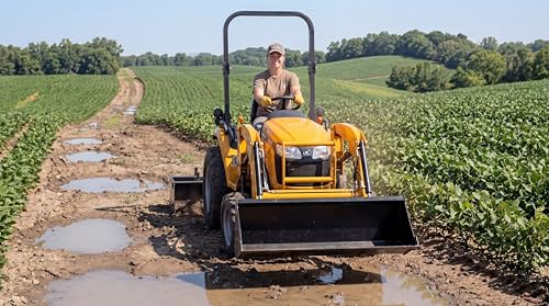 Impact IMPLEMENTS® 55" Three-Point Box Scraper for Cat-0 Tractors. Great for Leveling & Grading for Crops and Planting.