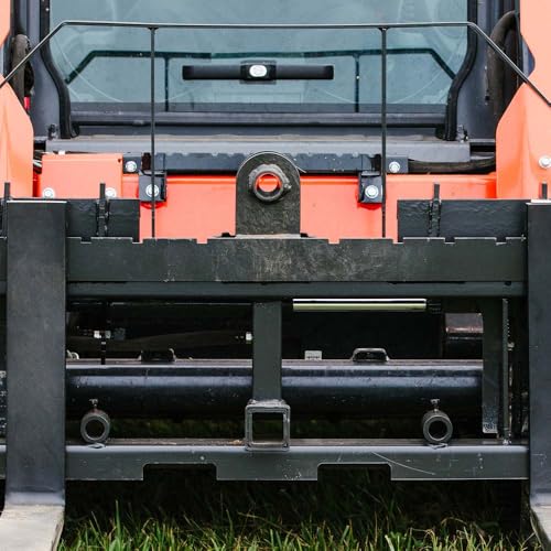 Titan Attachments Standard Series Skid Steer Pallet Fork Frame, 42 in - style: 42" Forks