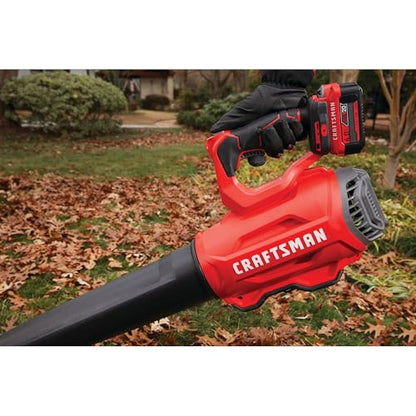 CRAFTSMAN V20 String Trimmer and Leaf Blower Combo Kit, Cordless (CMCK297M1) - style: 20V Extended Runtime Trimmer + Blower Kit